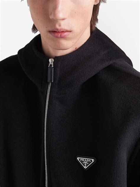prada zipper hoodie